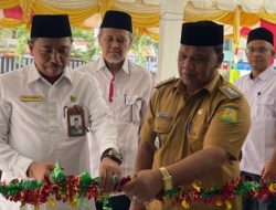 Kakanwil Kemenag Resmikan Gedung Balai Nikah dan Manasik Haji