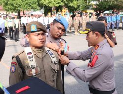 Polres Agara Laksanakan Apel Gelar Pasukan Operasi Ketupat
