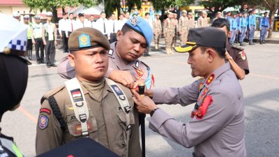 Polres Agara Laksanakan Apel Gelar Pasukan Operasi Ketupat