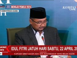 Pemerintah Tetapkan 1 Syawal 1444 H Jatuh Pada 22 April