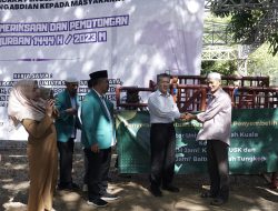 USK Terjunkan 543 Mahasiswa FKH untuk Supervisi Hewan Qurban