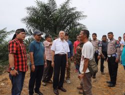 Wali Nanggroe Tinjau Lahan Kombatan di Aceh Tamiang
