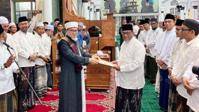 Lantik Pengurus Majelis Tastafi, Abu Mudi Minta Lindungi Masyarakat Aceh