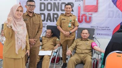 Dinas Pendidikan Dayah dan MPU Aceh Donor 95 Kantong Darah