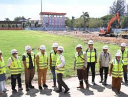 DPRK Banda Aceh Tinjau Renovasi Stadion H Dimurthala