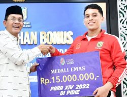 Akhirnya Peraih Medali di PORA Pidie Terima Bonus dari Pemko