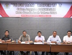 Komisi I Tetapkan Lima Anggota Panwaslih Pilkada Banda Aceh