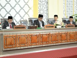 Dewan Sampaikan Rekomendasi LKPJ Wali Kota Banda Aceh Tahun 2023