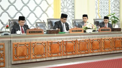 DPRK Gelar Paripurna Penyampaian Rekomendasi LKPJ Wali Kota Banda Aceh Tahun Anggaran 2023