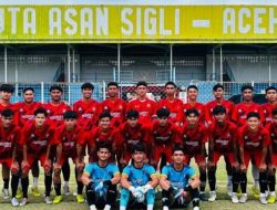 Tim Sepak Bola PON Aceh Masuk Pelatda di Stadion Kuta Asan Sigli