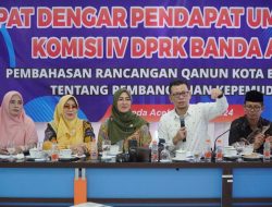 Dewan Kota Gelar RDPU Qanun Pembangunan Kepemudaan