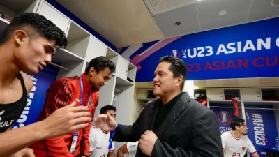 Erick Thohir Mengaku Bangga dengan Perjuangan Garuda Muda