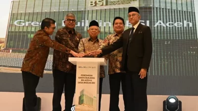 Wapres Ma’ruf Amin Resmikan Green Building BSI Aceh