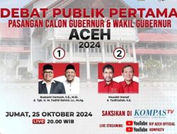 Debat Publik Kandidat Gubernur dan Wakil Gubernur Aceh 2024