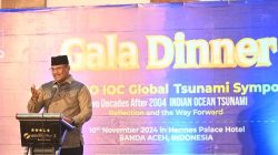 Pemerintah Aceh Ajak Dunia Perkuat Kesiapsiagaan Tsunami