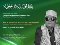 Pimpinan Pesantren Babun Najah Abu Madinah Meninggal Dunia