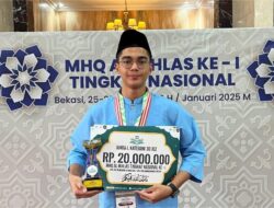 Syaqi Dibran Juara MHQ, Rektor UIN Ar-Raniry Dukung Program Tahfiz