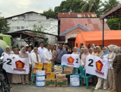 Gerindra Banda Aceh Salurkan Bantuan Korban Kebakaran Ateuk Pahlawan