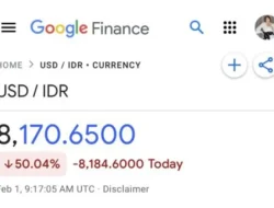 Google Beri Penjelasan Soal Nilai Tukar Dollar AS ke Rupiah Turun