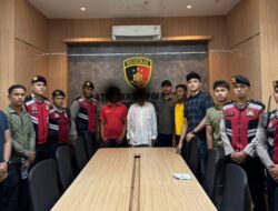 Polresta Banda Aceh Amankan Juru Parkir Liar Bertato di Sekitar Masjid Raya