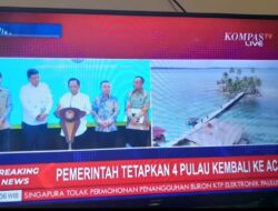 BREAKING: Prabowo Resmi Putuskan 4 Pulau Tetap Milik Aceh!