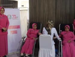 Polda Aceh Gelar Donor Darah di Puncak Bakti Kesehatan