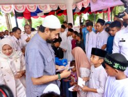 Gubernur Mualem Santuni 1.000 Anak Yatim di Aceh Barat