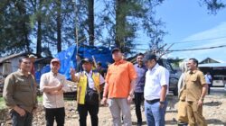Komisi III DPRK Banda Aceh Tinjau Proyek Jembatan Gantung