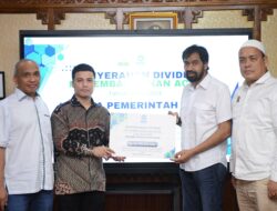 PEMA Setor Dividen Rp26,7 Miliar Untuk Pemerintah Aceh