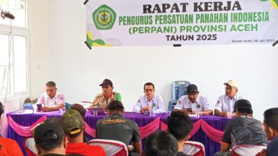 Rakerprov Perpani Aceh Sepakati Tiga Calon Tuan Rumah Kejurprov