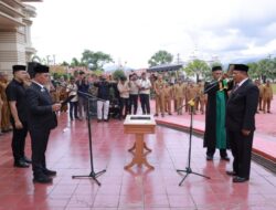 Bupati Syech Muharram Lantik Bahrul Jamil sebagai Sekda Aceh Besar