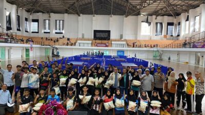 340 Atlet Bertarung di Kejuaraan Tenis Meja PTMSI se Aceh