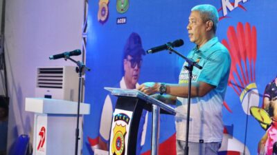 Wakapolda Aceh Resmi Tutup Kejuaraan Badminton Kapolda Aceh Cup