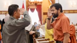 Gubernur dan Kapolda Saling Beri Hormat di Meuligoe Aceh