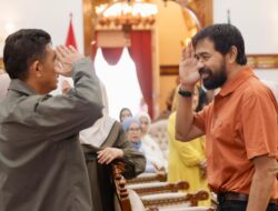 Gubernur dan Kapolda Saling Beri Hormat di Meuligoe Aceh
