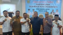 Heri Julius Terpilih Aklamasi Jadi Ketua KONI Banda Aceh