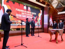 Sah, Gubernur Muzakir Manaf Lantik M Nasir sebagai Sekda Aceh
