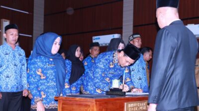 Pemkab Aceh Jaya Lantik 102 ASN, Perkuat Birokrasi untuk Pelayanan Publik