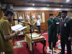 Gubernur Lantik Fadhil Ilyas Sebagai Direktur Utama Bank Aceh Syariah