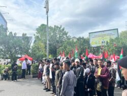 Aliansi Rakyat Aceh Bela Palestina Gelar Aksi Damai di Simpang Lima