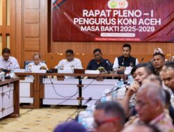 KONI Aceh Gelar Rapat Pleno Perdana Kepengurusan 2025–2029