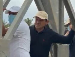 Wagub Aceh Tinjau Progres Jembatan Darurat Awe Geutah