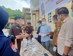 Kejari Abdya Musnahkan Barang Bukti 14 Perkara, Sabu dan Ganja Dibakar