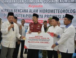 Mendagri dan Mensos Tinjau Huntara Korban Bencana di Pidie Jaya