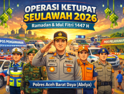 Operasi Ketupat Seulawah 2026 Dimulai, Polres Abdya Kerahkan 121 Personel