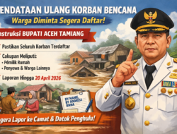 Bupati Aceh Tamiang Perintah Data Ulang Korban Bencana