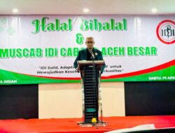 Aidil Fitria Kembali Pimpin IDI Aceh Besar, Perkuat Kolaborasi Kesehatan