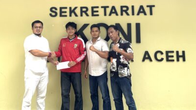KONI Banda Aceh Lepas Atlet Skateboard Ikut Kejuaraan Asia di China