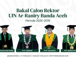 Empat Kandidat Lolos Berebut Kursi Rektor UIN Ar-Raniry
