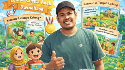 Ibnu SR Bersinar di Lomba Cerita Anak Dwibahasa Aceh